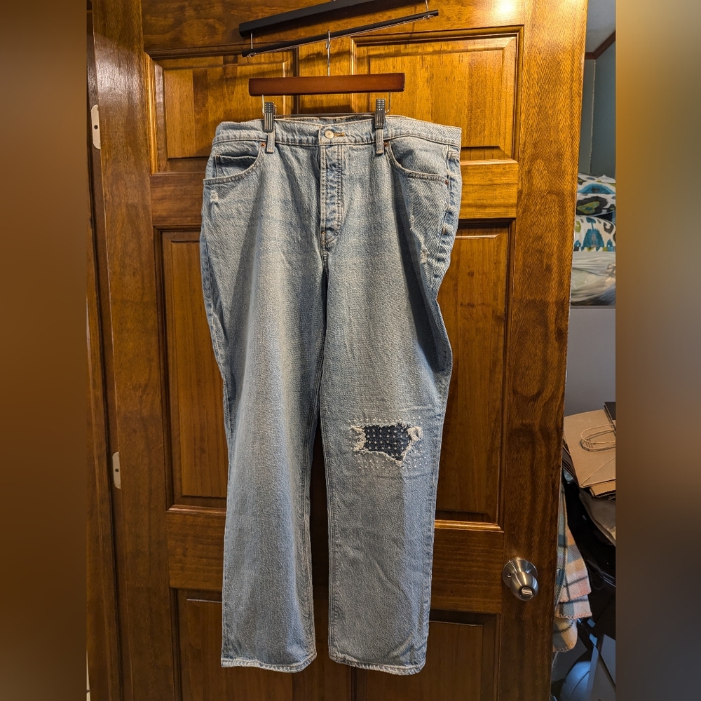 High-Rise Slouchy Straight Leg